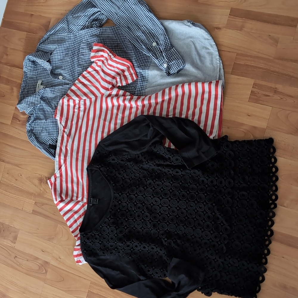 Jcrew Set Bundle Lot Of 3 Tops S 4